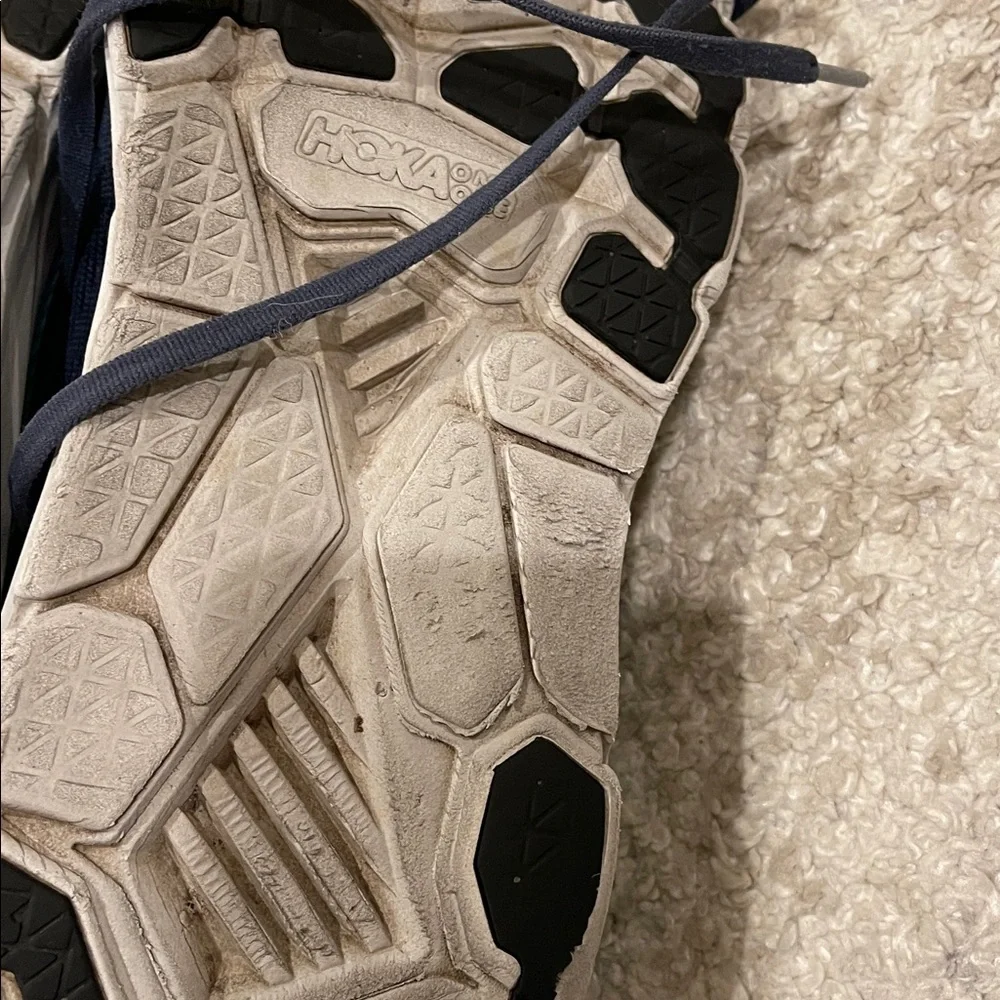 HOKA ONE ONE Clifton 7 Men's Ocean Blue Road-Running Sneakers US Size 12 - Picture 9 of 10